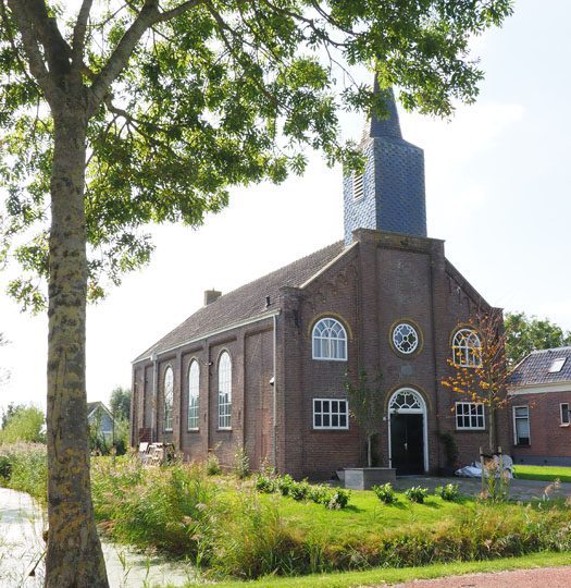 Boutique hotel in kerk van Reitsum